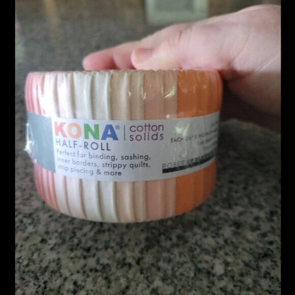 Other - Kona half roll. Fabric strips new
